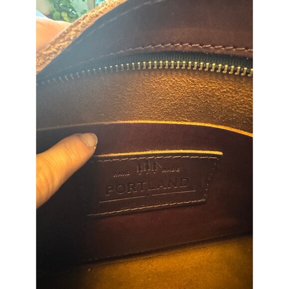 Portland Leather Goods Brown Shoulder Bag - Picture 6 of 6